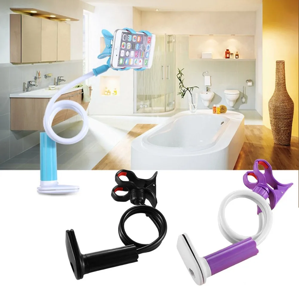 

5 Color Universal Stable Design Long Arm Mobile Phone Stand Holder Flexible Table Desk Clip Cellphone Lazy Holder Mount Bracket