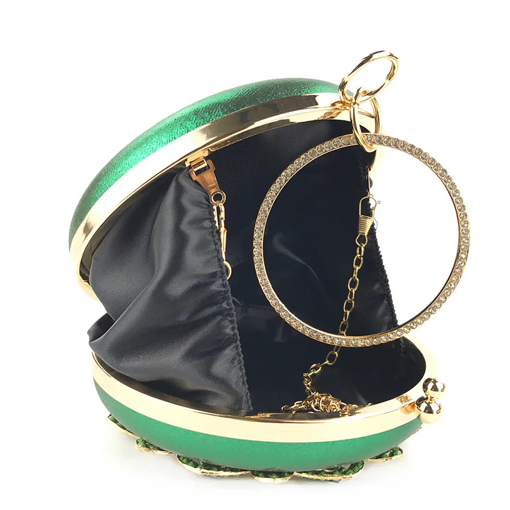 Xiniu круглая сумка кошелек Винтаж клапаном Для женщин с украшением в виде кристаллов бисера сумка клатч вечерняя сумочка на цепочке через плечо сумки вечерние сумки из натуральной кожи