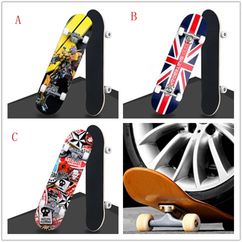 Бесплатная доставка скейтборд для начинающих и детей 80*20|skate board|board skatechild skate board |