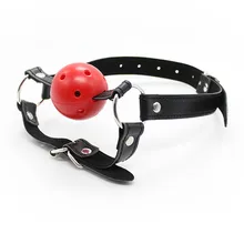 erotic Slave Harness Silicone Ball Gag SM Bondage Fetish Mouth bdsm Restraints SM Sex Toy o70324