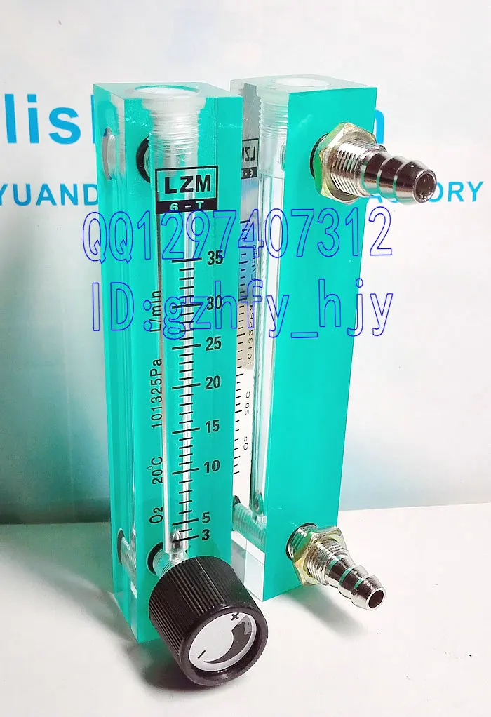

LZM-6T O2 square meter bar / oxygen flowmeter 3~35L/min oxygen flowmeter