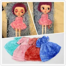 Blyth кукольная юбка розовое платье подходит для 1/6 30 см нормальное соединение ледяной кукла азон licca тела
