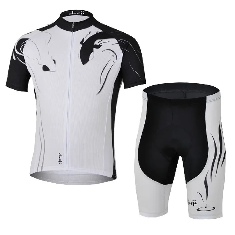New arrival 2013 cheji Tai chi fish design cycling jersey and shorts