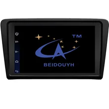 BEIDOUYH 9 inch Android Car GPS Navigation for Volkswagen SANTANA 2013 with OBD2 SWC Bluetooth Wifi DVR rear view cam car radio