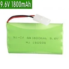 9,6 V 700mAH 800mAH 1000mAH 1800mAH 2400mAH 2800mAH 9,6 mAH RC игрушка электрическая осветительная группа батарей AA V Ni-Cd/Ni-mh - Цвет: 1800mAH