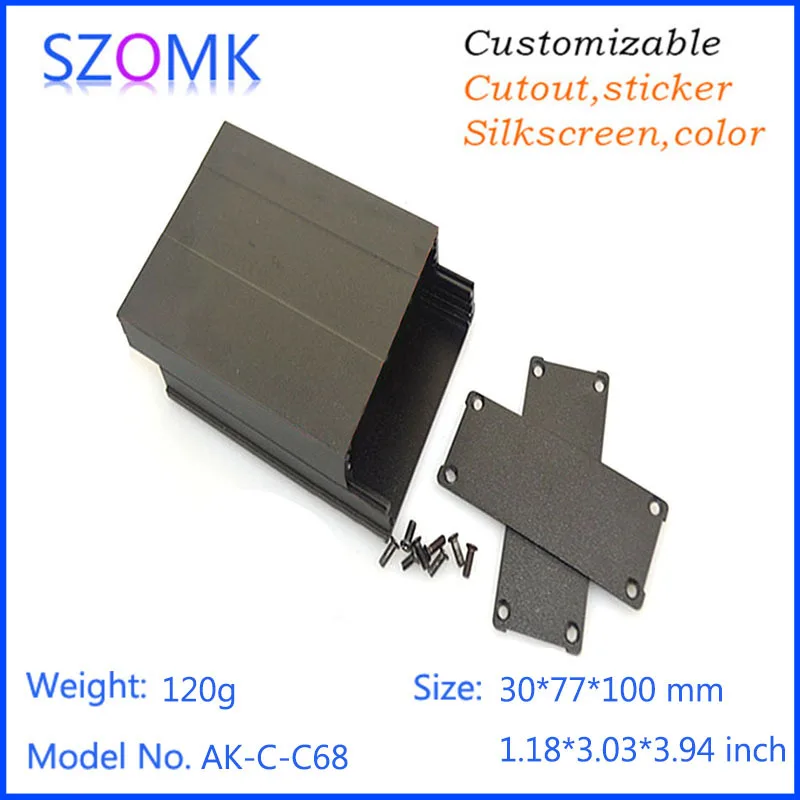 szomk aluminum box for electronic project aluminum extrusion case anodized aluminum enclosure case junction ox extruded aluminum project box   (1).jpg