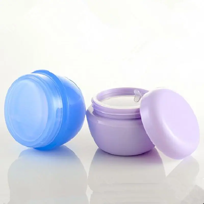 100pc/lot PP Plastic Cream Jars Sample Jar Small Mushroom 5g Cosmetic