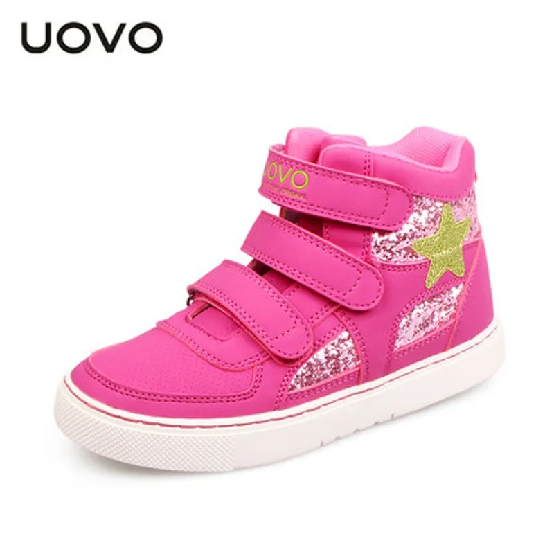 

Sapatos Masculinos Girls Boys Kids Boots Waterproof  Casual Tenis Leather Boots Sneakers Star Decorate Shoes Sapatos Masculinos