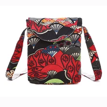 Women Printing Messenger Bag Purse Satchel Fashion Handbag Flower Shoulder Bags Handbags Vintage Canvas Mini Crossbody