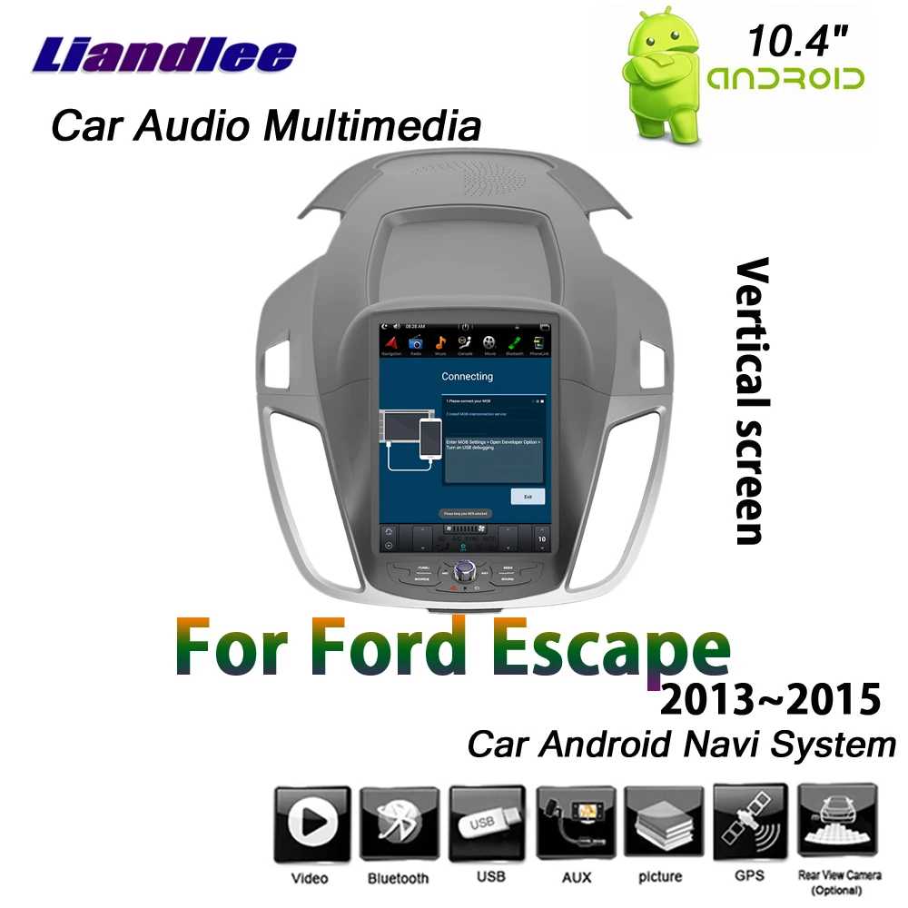 Автомобильная навигационная система GPS для Ford Escape 2013 радио AM FM автомобильный Аудио Видео вертикальный экран Android мультимедийный плеер