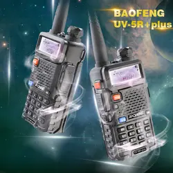 2 шт./лот тройной Мощность 8 Вт/4 Вт/1 Вт Dual Band UV-5R плюс Long Range Walkie Talkie Бесплатная наушник UV5R плюс