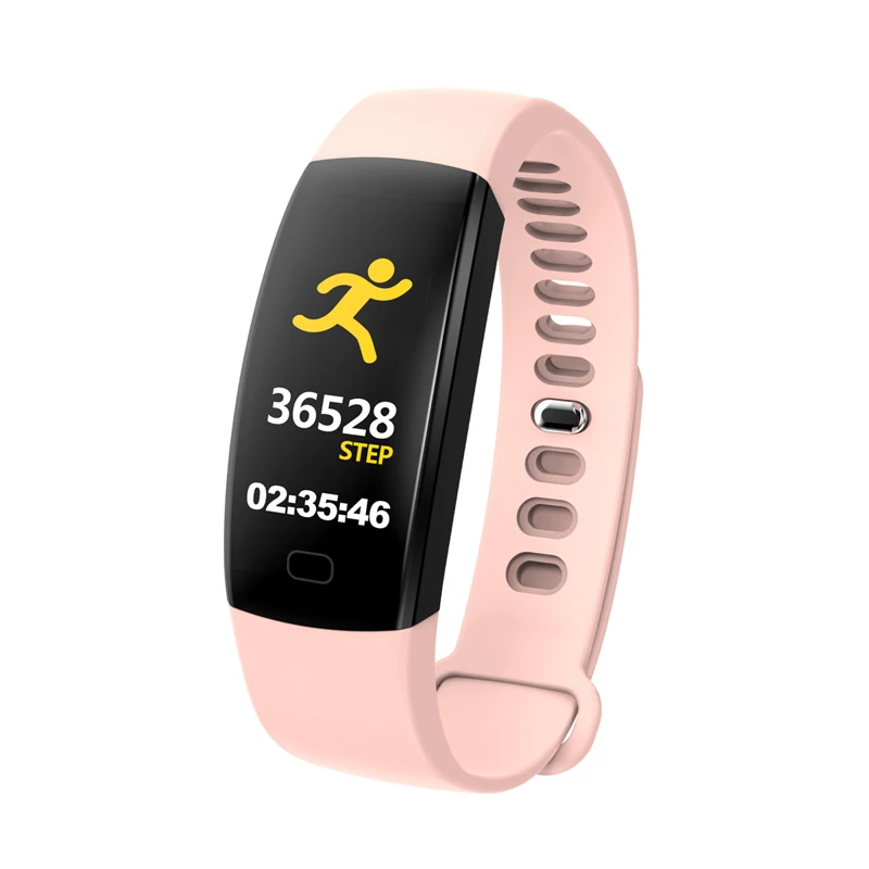 Uhoofit умный Браслет F64 часы Шагомер Фитнес трекер Smart Band 30 м Водонепроницаемый для