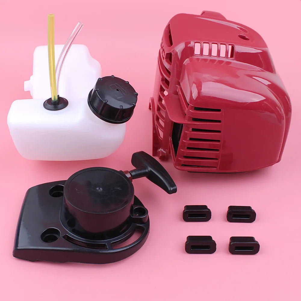 Top Cylinder Cover Starter Fuel Tank Kit For Honda GX35 GX35NT HHT35S Lawn Mower