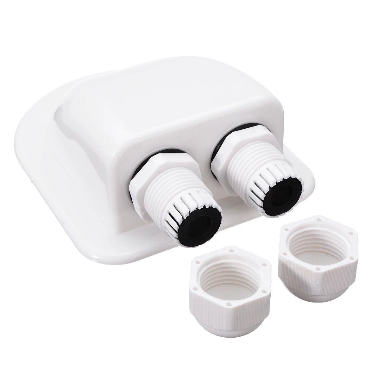 Removable Double Cable Entry Gland Cable Box Solar Panels Plastic Waterproof UV Connectors Mayitr