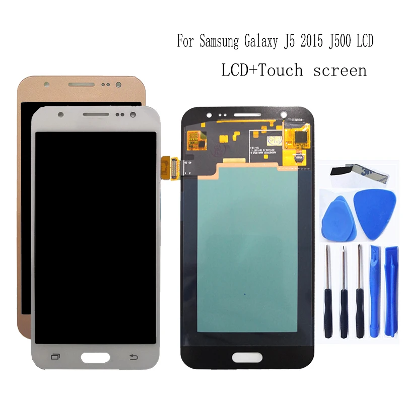 

AMOLED for Samsung Galaxy J5 2015 J500 5.0 inch LCD monitor touch screen J500H J500FN J500F J500M SM-J500F digitizer accessories