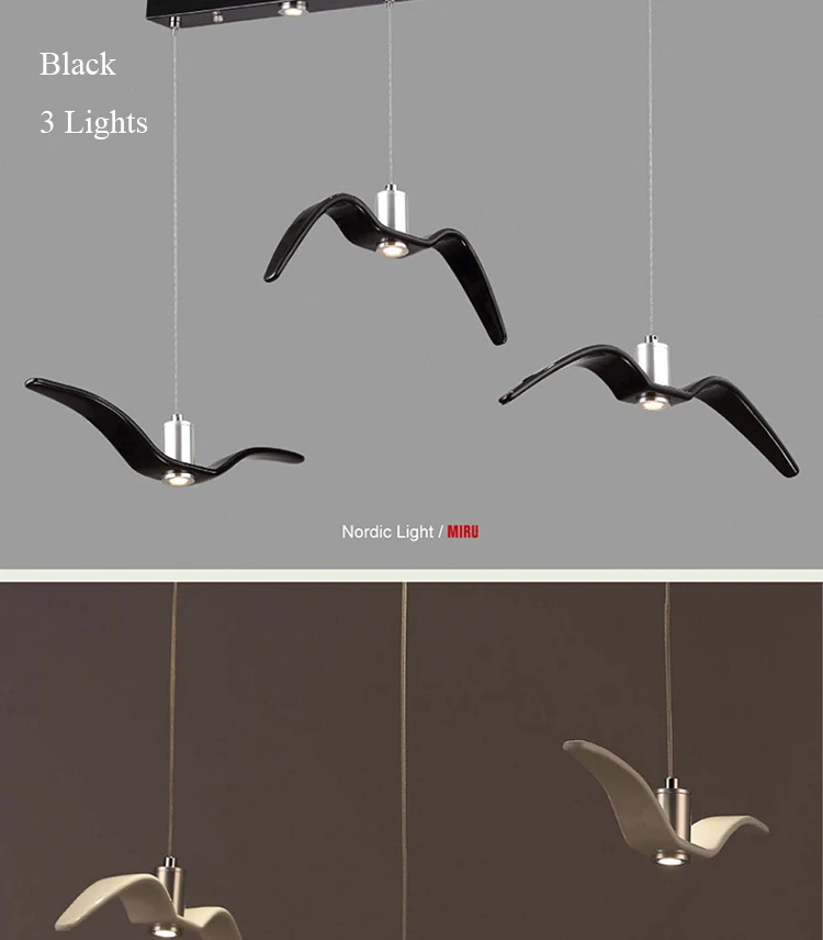 Ditoon Seagull Birds Pendant Light (11)
