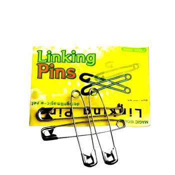 

Free shipping Linking pins magic pins magic tricks props