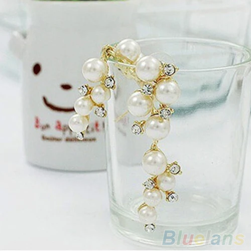 Женские длинные серьги гвоздики с искусственным жемчугом|women earrings|womens earings 2015earrings
