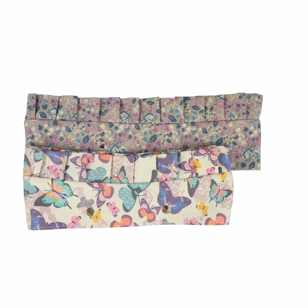 Tanqu Волан цветочный холст ткань классический мини отделка для Obag O сумка аксессуар