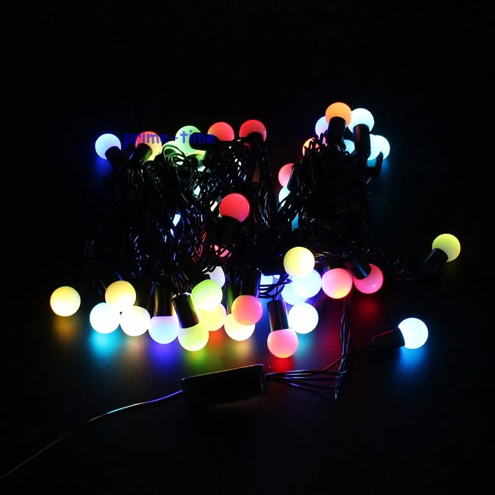 10 m 100 LEDs 110 V 220 V IP44 al aire libre multicolor Tiras de luces de LED luces Navidad decotation fiesta de bodas de vacaciones luces LED
