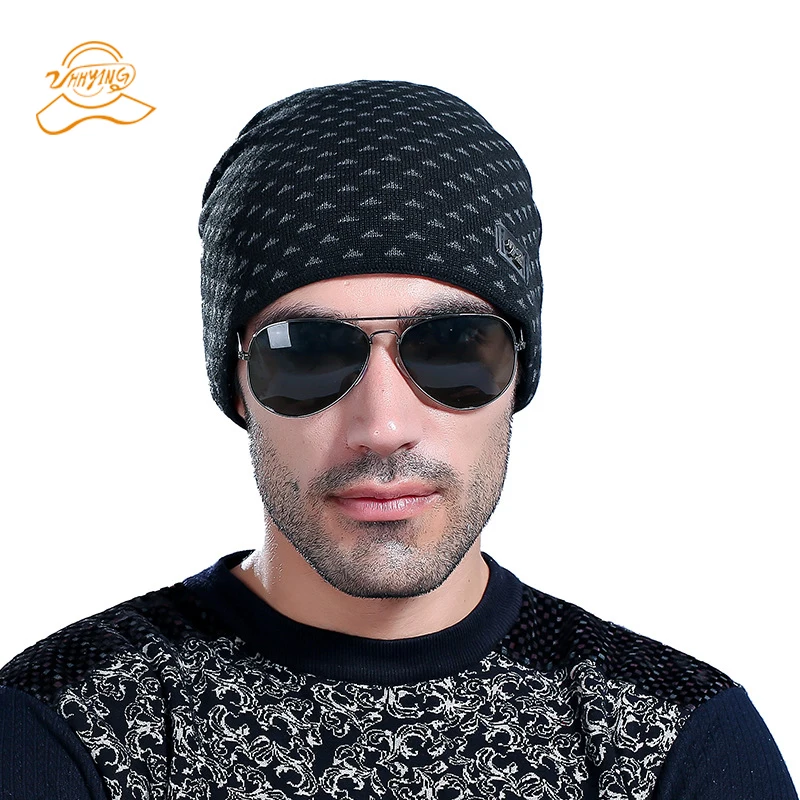 

2018 Knitted Hat Men Winter Hats For Men Women Fashion Skullies Beaines Bonnet Brand Mask Casual Soft Knit Caps Hat Warm