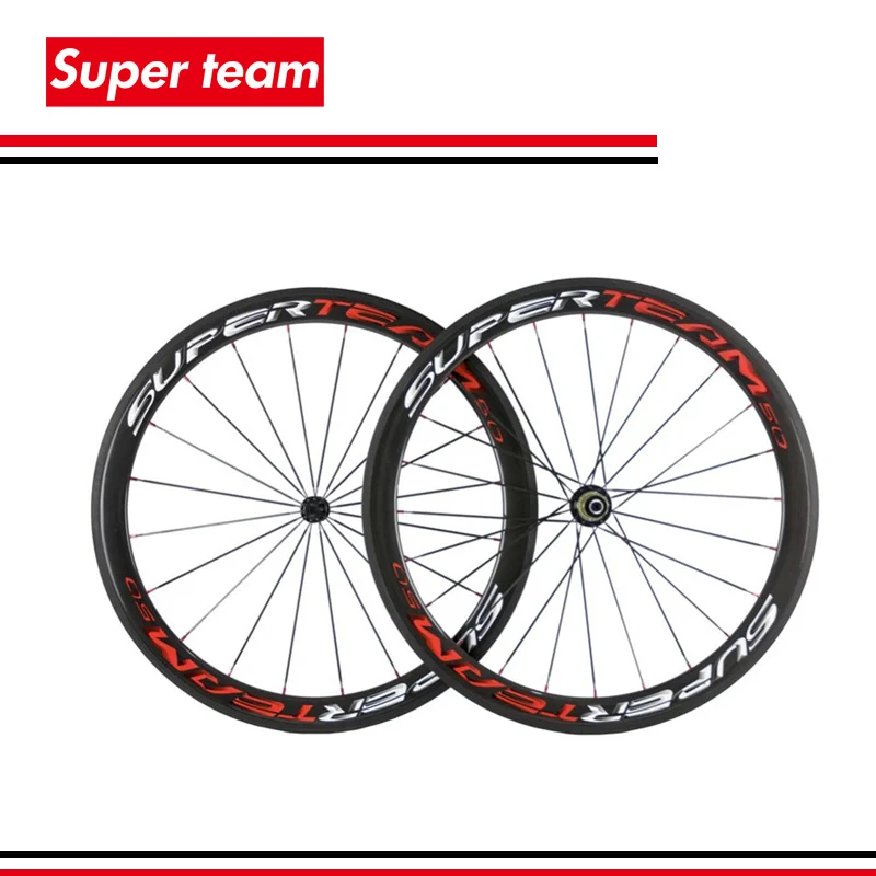 

Wholesales 700c carbon wheels 50mm clincher road bike wheels 1 pair