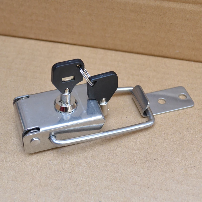 

stainless steel lock Electrical Box hasp Toolbox buckle Insulation wood case Sealing Box Waterproof Box Light Advertising Box