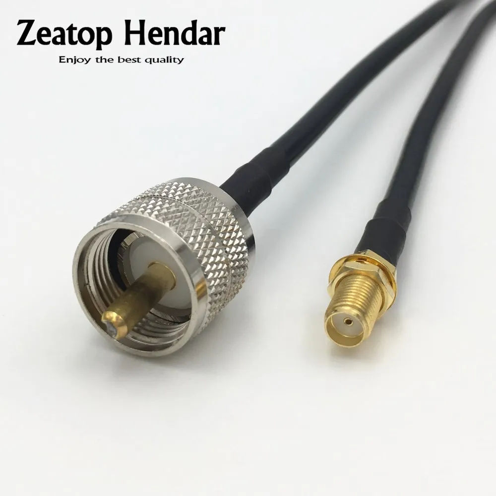 LMR195 SMA male to male plug LMR-195 Low Loss Coaxial Coax Cable Any Length Lot
