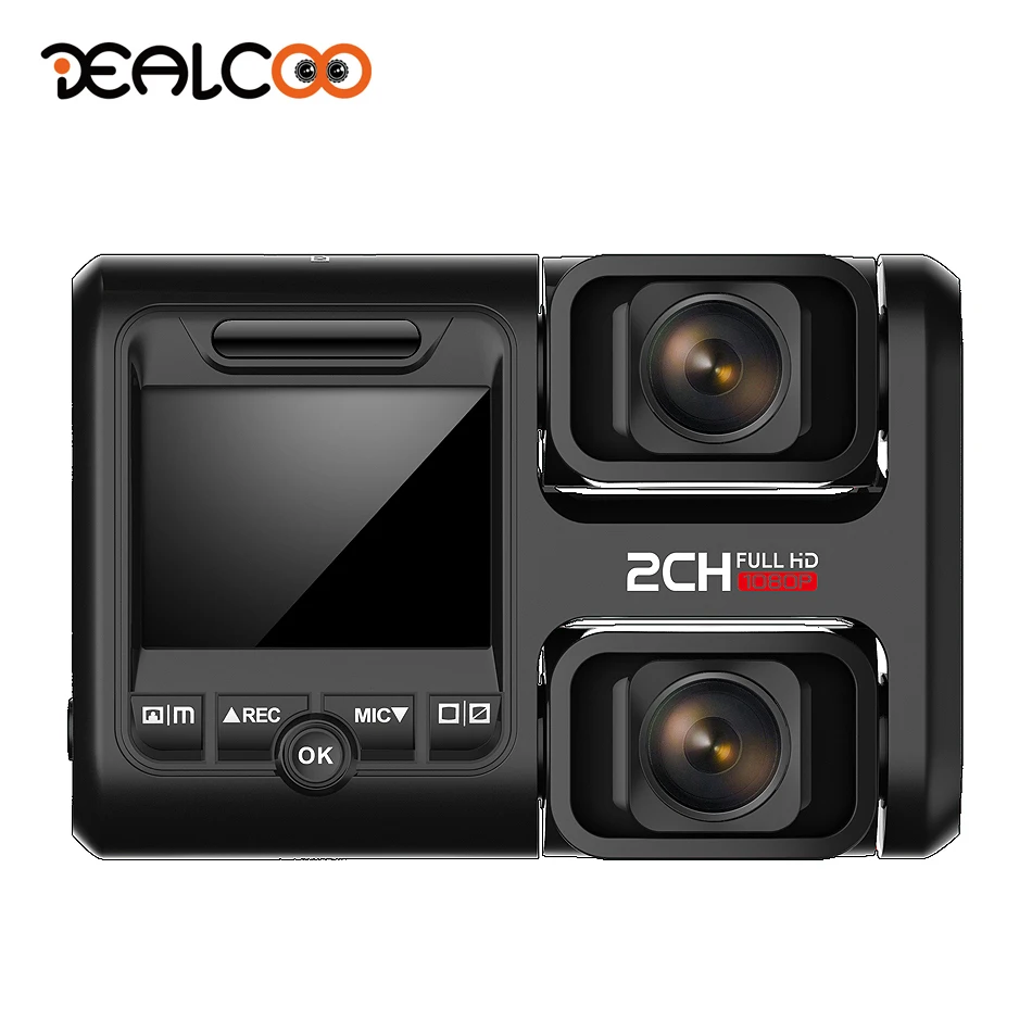 

Dealcoo WIFI Car DVR Video Recorder Camera Dash Cam GPS Logger Dual Lens Rear Camera WDR Night Vision Novatek 96663 Dashcam FHD