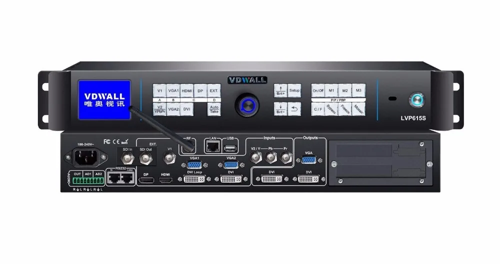 

VDWALL lvp615s + 2pc novastar msd300 led video processor scaler