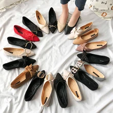 Базовая обувь на плоской подошве; женская обувь на плоской подошве; mujer; Новинка года; сезон весна; мягкие лоферы на плоской подошве; женская повседневная обувь с открытым носком и бабочкой