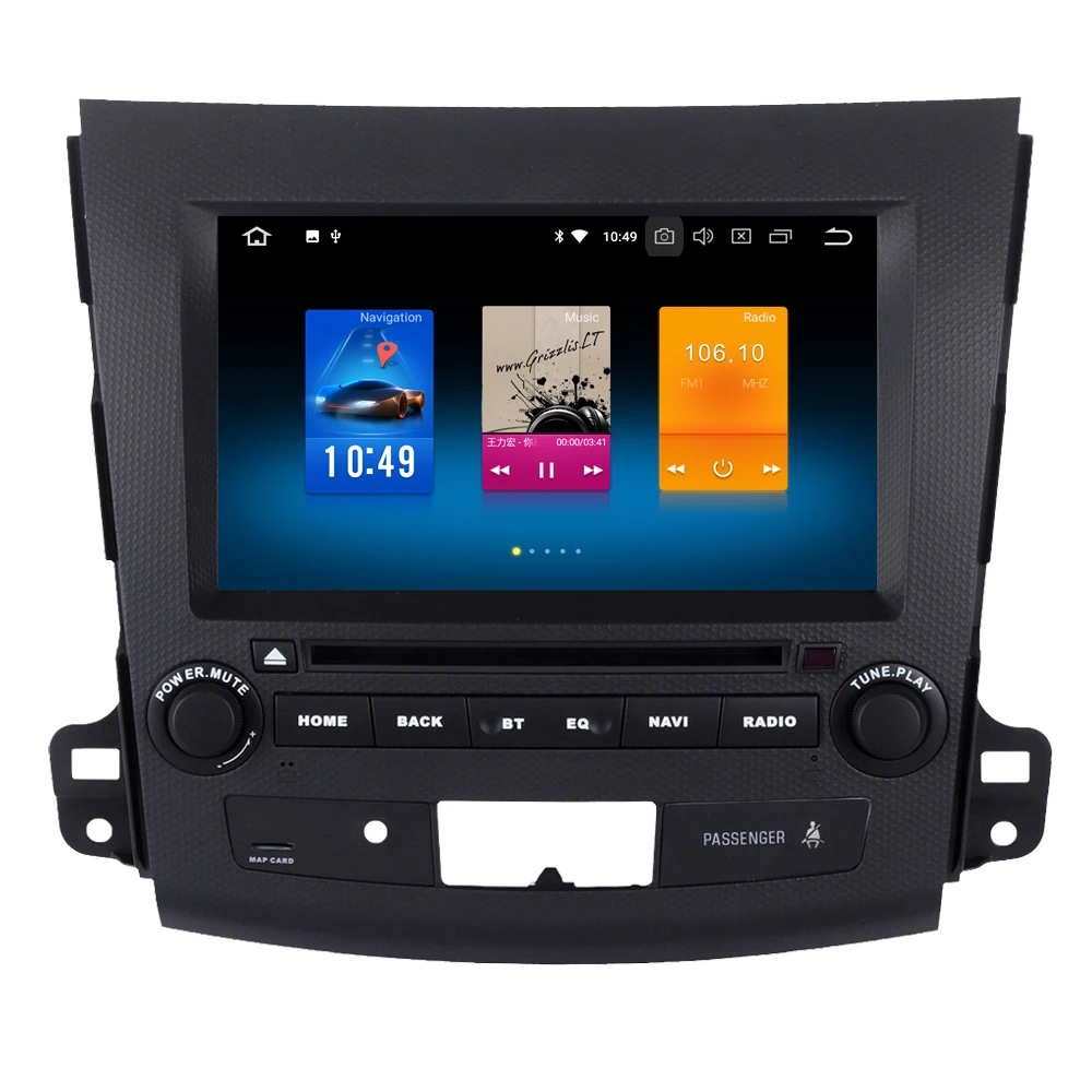 Автомобильный Радио мультимедийный плеер для Mitsubishi Outlander Octa Core Android 9,0 Automotivo gps навигационная система стерео приемник