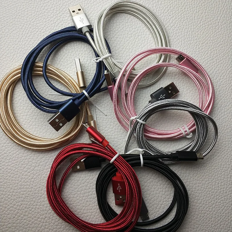 Eighfitech нейлоновый переплет строка данных для Apple Android type-c мобильный телефон Microusb зарядный кабель