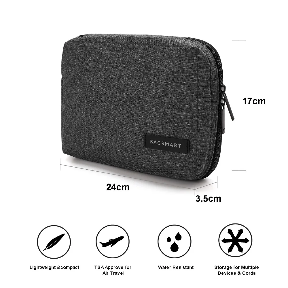 Bagsmart Travel Organizer For Electronic Business Travel Bag Large Capacity
