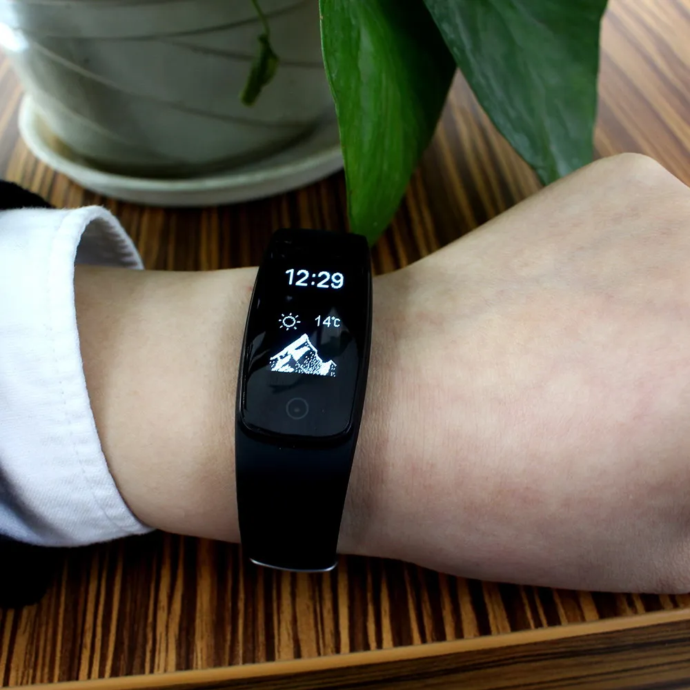 Makibes ID107 плюс HR Смарт Bluetooth 4.0 ответ на вызов смарт браслет сердечного ритма сна