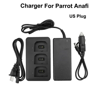 

For Parrot ANAFI Drone Multi-Batteries Balance Fast Charger Adapter &Car Charger Drop Shipping 6.11