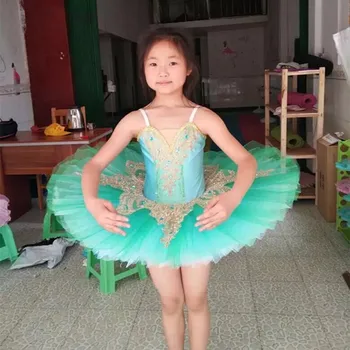 

white green professional ballet tutu child swan professional tutu kids ballet tutu dress girl ballett