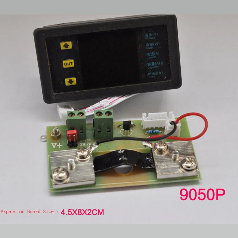 

VAM 9050P voltammeter monitor output voltage and current and also battery charge and discharg 0 ~ 50A 0 ~ 90V/10V ~ 90V