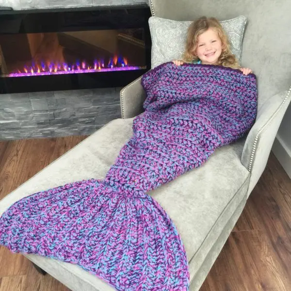 США Русалка хвост диван одеяло супер мягкий теплый ручной вязки шерсть