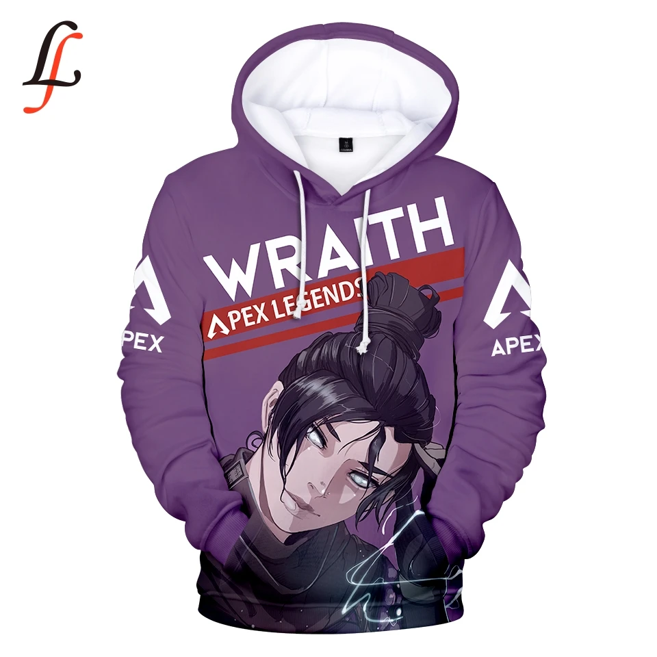 Apex K Pop Long Sleeve Hooded Sweatshirt Men Women Loose Casual Warm Hoodies Sweatshirts Oversize Unisex Jumper Tracksuits