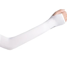 Длинные перчатки защита рук крышка руки рукава ледяной шелк солнцезащитный экран рукава Открытый солнце для рук с защитой от ультрафиолета теплые половина пальцев рукава