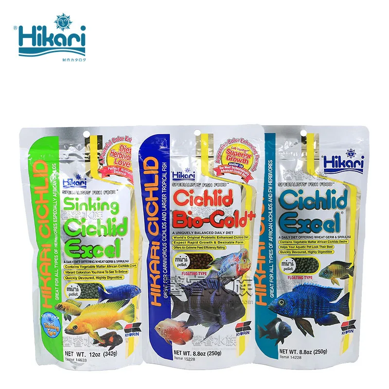 deleba japan hikari cichild tropical fish food granules flowerhorn