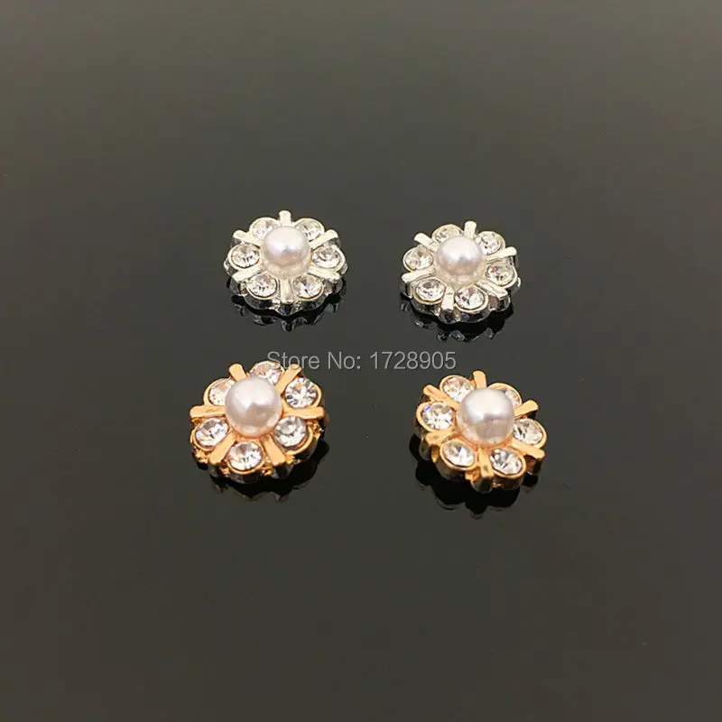 

Nail Art Flower Decorations Christmas Snowflake 10 Pcs 10 mm Full Rhinestone Button Embellishment For Handmade Flower Flat Back