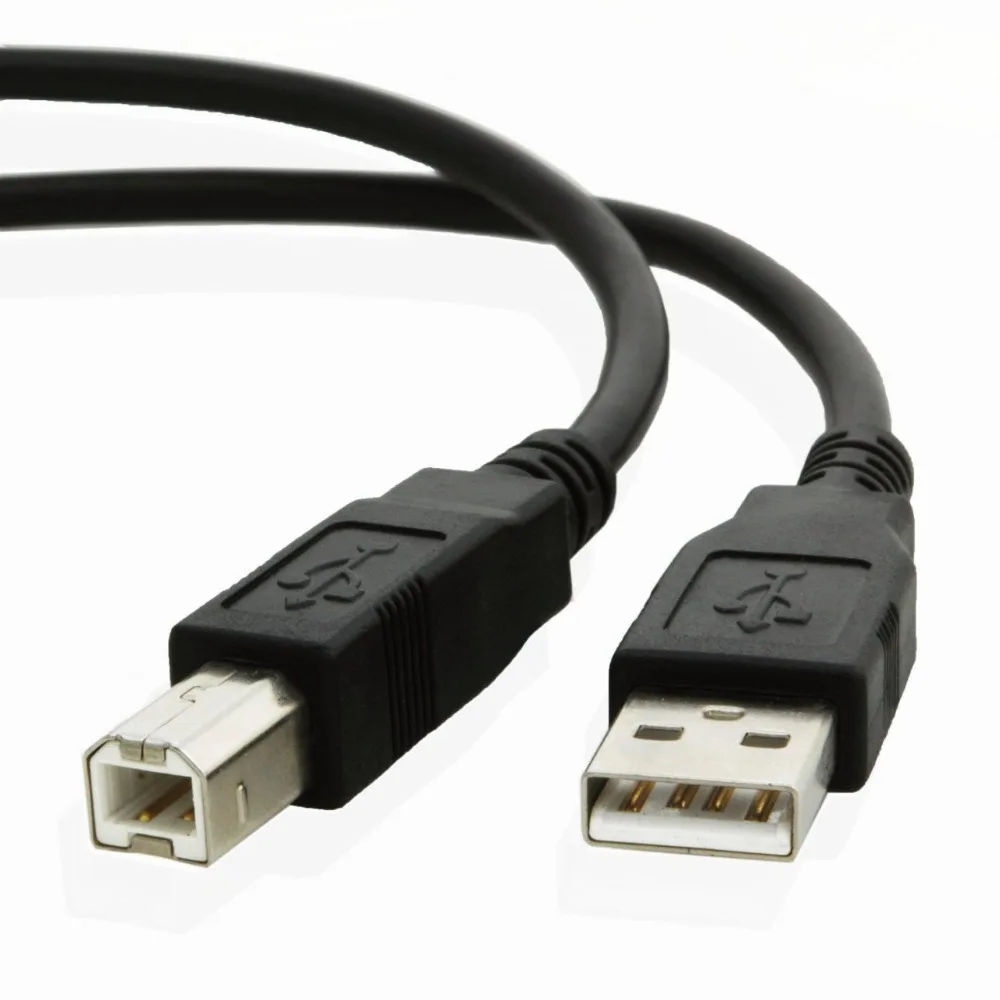 LBSC USB кабель для принтера type A Male to B Male сканер Gold USB 2,0 кабель для печати для Canon Epson hp кабель USB для принтера 2,0