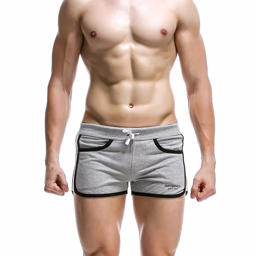 

SEOBEAN brand men beach shorts clothes fitness shorts jogging surfing boxers shorts home pants comfortable