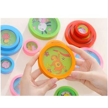 

Wholesale New Funny 1PCS Wooden Round Balls Balance Maze Toys Best Gifts for Kids Educational Toy 3 Sizes