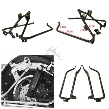 

Saddlebag Support Brackets For Harley Touring Road Street Electra Glide Ultra FLTR FLHX FLHXSE FLTRU FLTRX 09-13