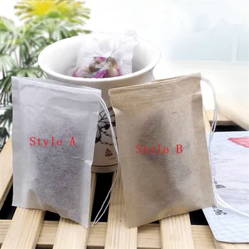 

20000pcs/lot 60 X 80mm Wood Pulp Filter Paper Disposable Tea Strainer Filters Bag Single Drawstring Heal Seal Tea Bags No bleach