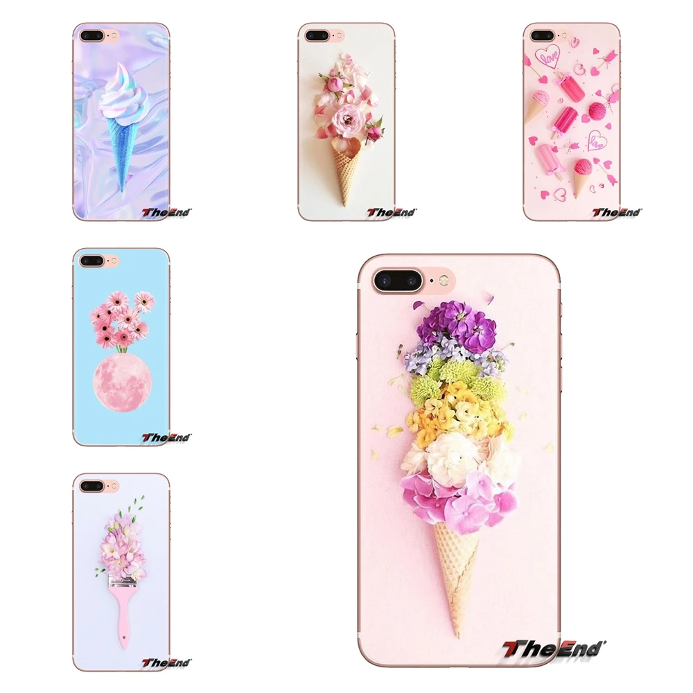 Чехлы для Huawei G7 G8 P7 P8 P9 P10 P20 P30 Lite Mini Pro P Smart Plus 2017 2018 2019 яркие цвета мороженого цветов