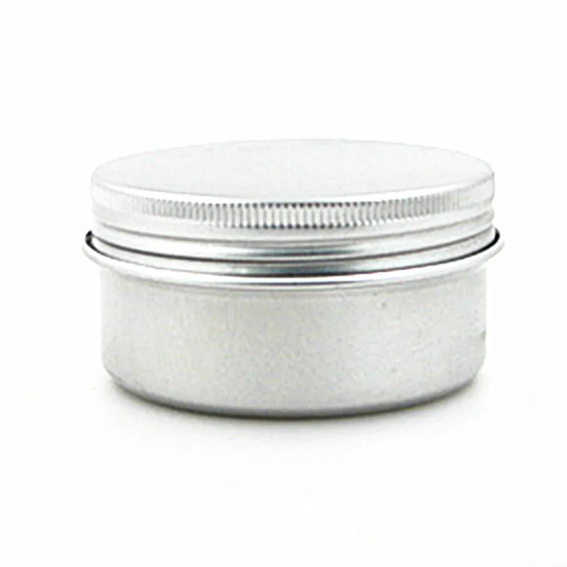 

80g aluminium cream bottle,comestic containers with screw thread screw thread,Aluminium Balm Tins